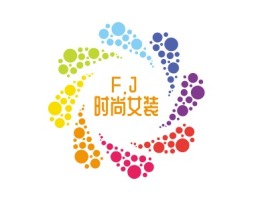    F.J时尚女装店铺标志设计