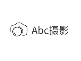 Abc摄影logo标志设计