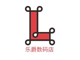 乐爵数码店公司logo设计