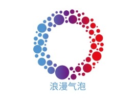 浪漫气泡品牌logo设计