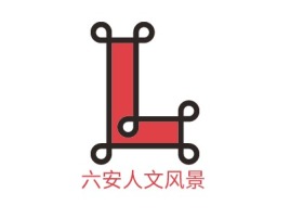 六安人文风景logo标志设计
