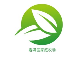 甘肃春满园家庭农场品牌logo设计