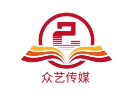 众艺传媒logo标志设计