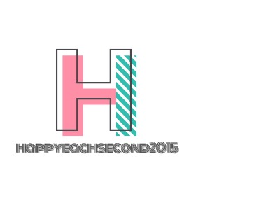 happyeachsecond2015LOGO设计