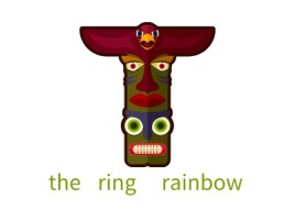 the  ring   rainbow店铺标志设计