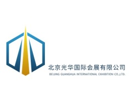 北京光华国际会展有限公司logo标志设计