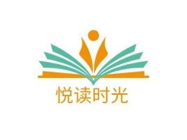 悦读时光logo标志设计