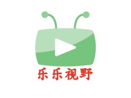 乐乐视野logo标志设计