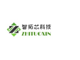 智拓芯科技公司logo设计