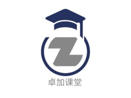 卓加课堂logo标志设计