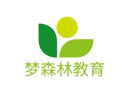 梦森林教育logo标志设计