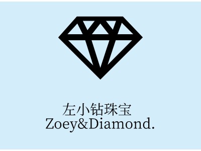 左小钻珠宝 Zoey&Diamond.LOGO设计