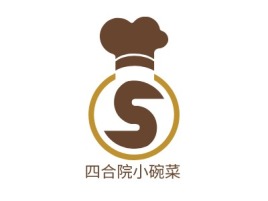 江苏四合院小碗菜店铺logo头像设计