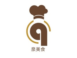 泉美食店铺logo头像设计