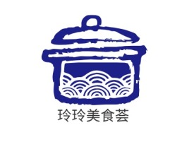 四川玲玲美食荟店铺logo头像设计