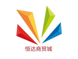 黑龙江恒达商贸城公司logo设计
