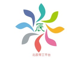 天津北辰零工平台公司logo设计