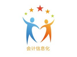 湖南会计信息化logo标志设计