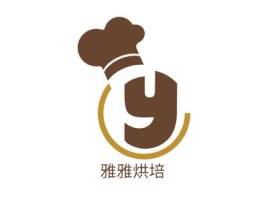 雅雅烘培店铺logo头像设计