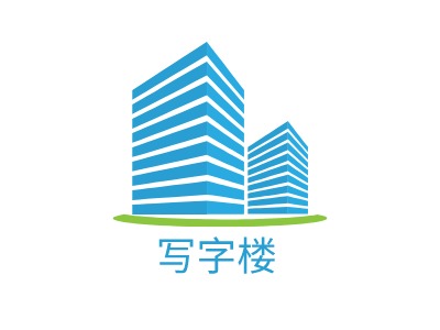 企业楼后logo设计图片