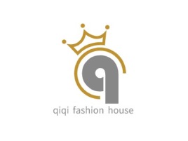 qiqi fashion house店铺标志设计