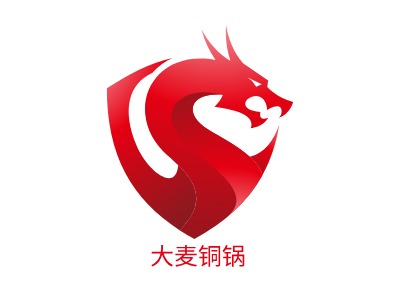 大麦铜锅店铺logo头像设计