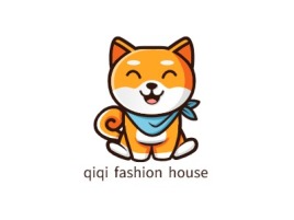 qiqi fashion house门店logo设计