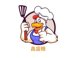鑫盛糖品牌logo设计