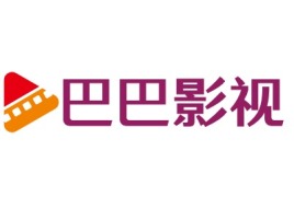巴巴影视logo标志设计