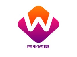 北京伟业财富金融公司logo设计