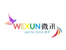 Just for Q.H.A 技术公司logo设计