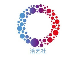洽艺社logo标志设计