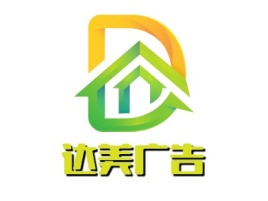陕西达美广告logo标志设计