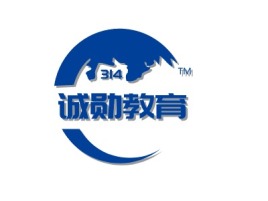 诚勋教育logo标志设计