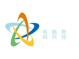 电脑数码科技公司logo设计
