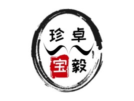 卓毅珍宝logo标志设计