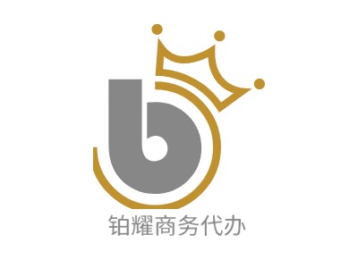 铂耀商务代办公司logo设计