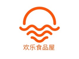 欢乐食品屋品牌logo设计