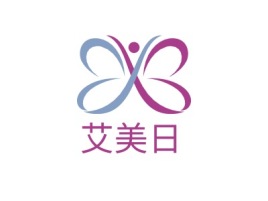艾美日门店logo设计