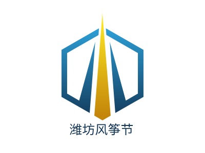 潍坊风筝节logo标志设计