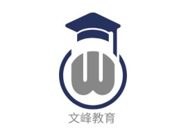 文峰教育logo标志设计