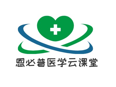 恩必普医学云课堂门店logo设计