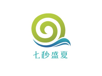 七秒盛夏logo标志设计