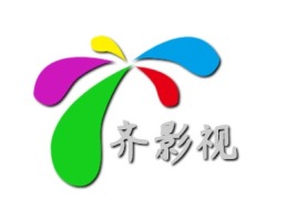 福建齐影视logo标志设计