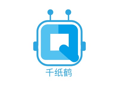 千纸鹤门店logo设计