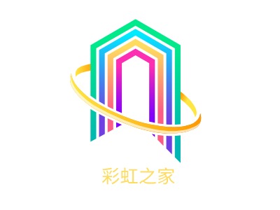 彩虹之家LOGO設(shè)計(jì)