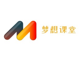 天津梦想课堂logo标志设计