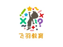 飞羽教育logo标志设计