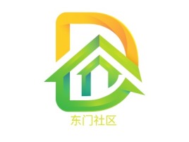 江苏东门社区企业标志设计