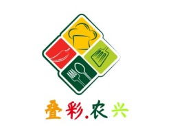 叠彩.农兴品牌logo设计